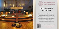 Taize Worship