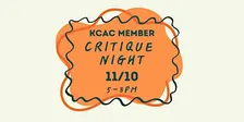 Critique Night at KCAC