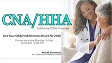 CNA/HHA License renewal courses in person