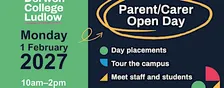 Derwen College Ludlow - Parent Carer Open Day - Monday, 1 February 2027
