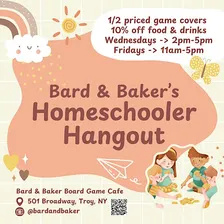 Homeschooler Hangout at Bard & Baker