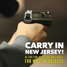 New Jersey CCW Live-Fire Qualification Oct 3rd (Nassau County Range)