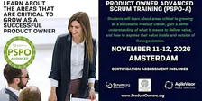 Certified Training | Professional Scrum Product Owner - Advanced (PSPO-A)
