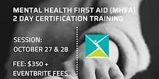 Mental Health First Aid Certification Training 2026