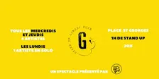 Spectacle stand up - M Georges - Toulouse St Georges
