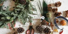 Christmas wreath making workshop