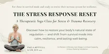 The Stress Response Reset