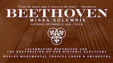 Ludwig van Beethoven:  Missa Solemnis