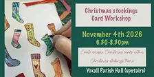 Christmas Stockings Card workshop