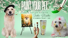 Painting Pets Night, a Comedy Paint and Sip