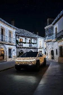 CyberSleigh Convoy and Teslamas Party in St. Augustine, FL Nights of Lights