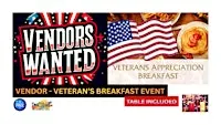 VENDOR - Veteran Appreciation Breakfast - TABLE INCLUDED