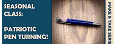 Patriotic Pen Turning: American Beauty