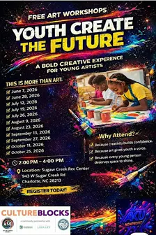 FREE ART WORKSHOPS: Youth Create The Future