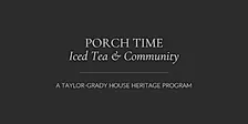 Porch Time