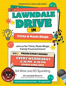Lawndale Drive In Trivia and Game Night