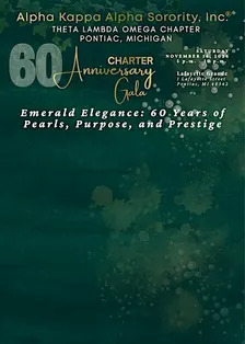 AKA - Theta Lambda Omega Chapter - 60th Charter Anniversary