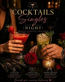 Singles Night - Cocktails & Chemistry at Gaby's✨