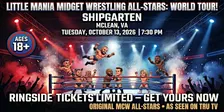 Little Mania Wrestling: Big Action, Tiny Wrestlers! Mclean, VA!