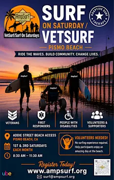 AMPSURF Surf On Saturday/VetSurf (Pismo Beach)