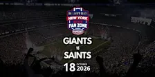 Giants vs. Saints Fan Zone at MetLife: Food, Drinks & Game Day Vibes!
