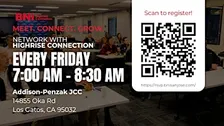 Build Referrals at Weekly Networking Meetup for Professionals