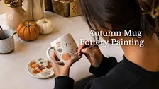 Autumn Mug Pottery Painting
