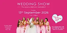 Wedding Show at The Aquarius Ballroom, Hednesford - Sun, 13th Sept.