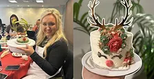 HTX Cake Decorating Experience: Holiday Reindeer Cake