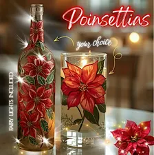 Sip, Glass Paint & bloom Poinsettias – The Ultimate Glass Paint Night out at Grafted Cellars! • Grafted Cellars Winery & Restaurant • Claremont