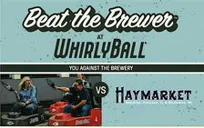 Beat The Brewer at WhirlyBall vs. Haymarket Brewing | Chicago
