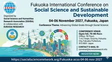 Fukuoka Int Conf on Social Science and Sustainable Development,4-6 Nov 2027