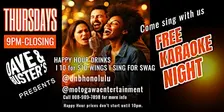 Dave & Busters FREE Karaoke Thursdays
