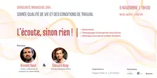 Soirée " L'écoute, sinon rien ! "