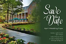 April Wedding Expo in Saratoga Springs, New York - April 2027