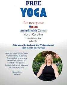 FREE community YOGA w/ Carrie - Beginner-Friendly