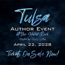 2028 Tulsa Author Event at the Hard Rock