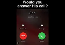 Would you answer His call?