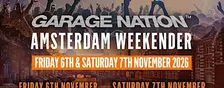 Garage Nation Amsterdam Weekender 2026