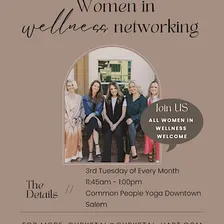 Women in Wellness Collective: Monthly Networking Lunch (4th Tuesday)