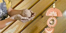 Clay wall hanger workshop