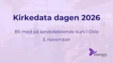 Kirkedata dagen 2026