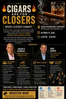 CIGARS ARE FOR CLOSERS - LEHIGH VALLEY