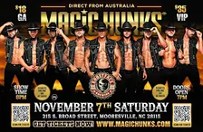 HUNKS LIVE :MAGIC MIKE EXPERIENCE IN (MOORESVILLE,NC)