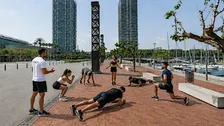 Outdoor Fitness Workout - Port Olímpic Barcelona ‍
