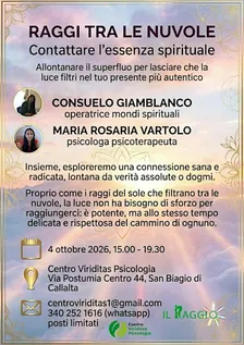 Raggi tra le nuvole. Contattare l'essenza spirituale