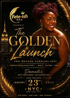 The Golden Launch: Fete-ish Mas Meets NYC