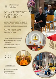 Cursus introductie tot Dhammakaya-meditatie in september 2026