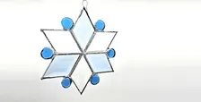 Stained Glass Snowflakes