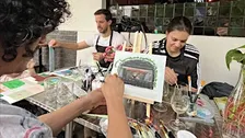 PAINT & SIP WORKSHOP — Drama Radio Bar, Roma Norte by Rban Tours